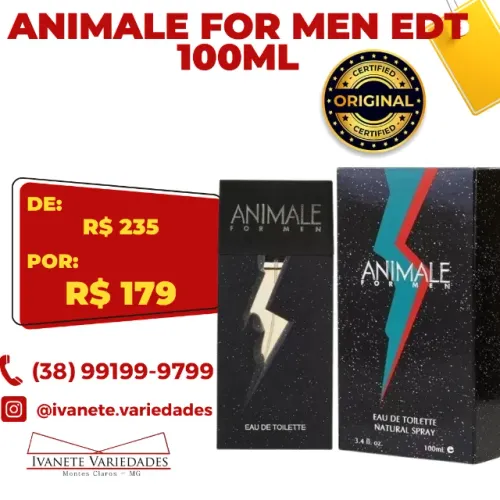 Perfume Animale For Men Edt 100ml