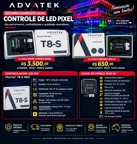 Controlador de led pixel