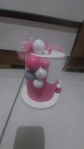 Desapegando Bolo Fake de aniversário