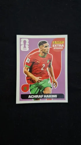 Figurinha Extra Sticker Achraf Hakimi Copa 2026