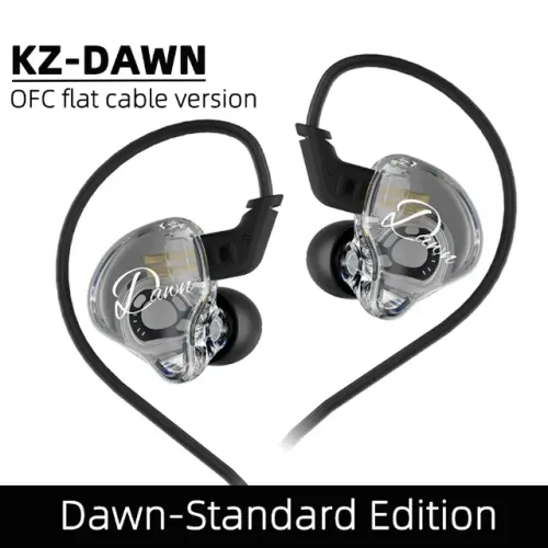 Fone KZ Dawn Hi-Fi Monitor de Palco In-Ear Sem Microfone