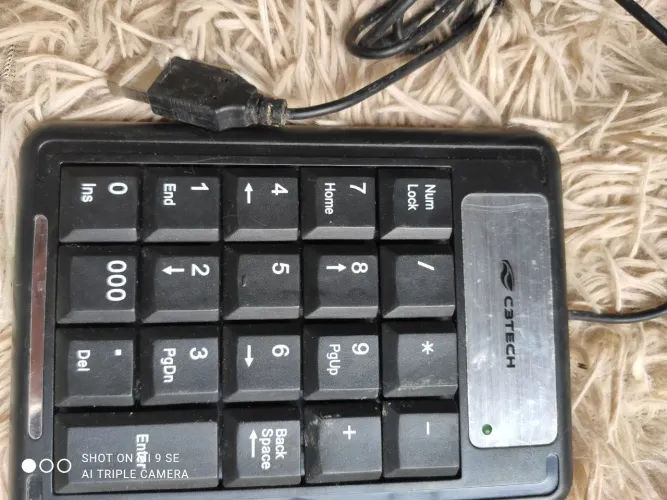 Teclado número