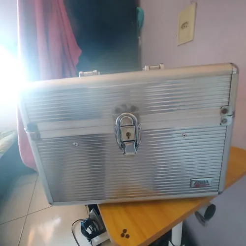 Maleta de maquiagem profissional