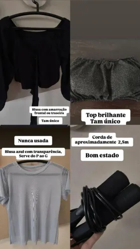 Kit roupas por 40 reais