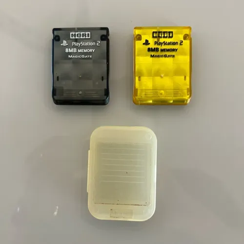 Kit 2 Memory card ps2 original hori