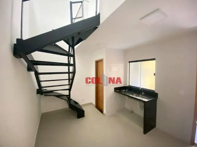 Kitnet com 1 dormitório para alugar, 20 m² por R$ 1.200 + taxas/mês - Ponta D'areia - Nite