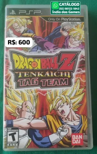 Dragonball Z Tenkaichi Tag Team = R$: 600