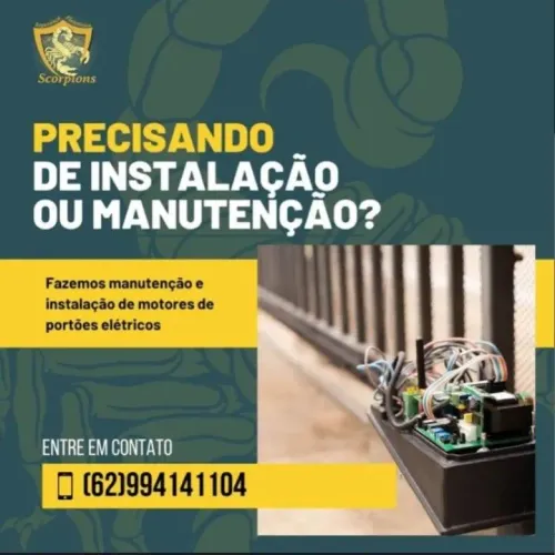 Conserto de portão eletrônico, reparos, manutenção, 