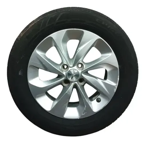 Rodagem Completa Aro 15 GM Onix 2020 com Pneu 185/65 Cinza