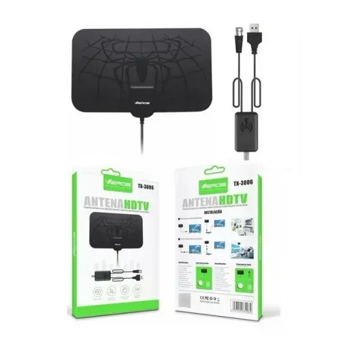 Antena digital TV interna verde tx-3006