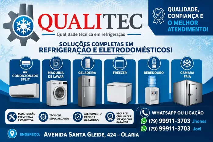 Serviços em máquina de lavar geladeira freezer ar condicionado 