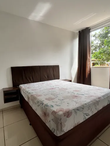 Cama box casal + colchão Ortobom