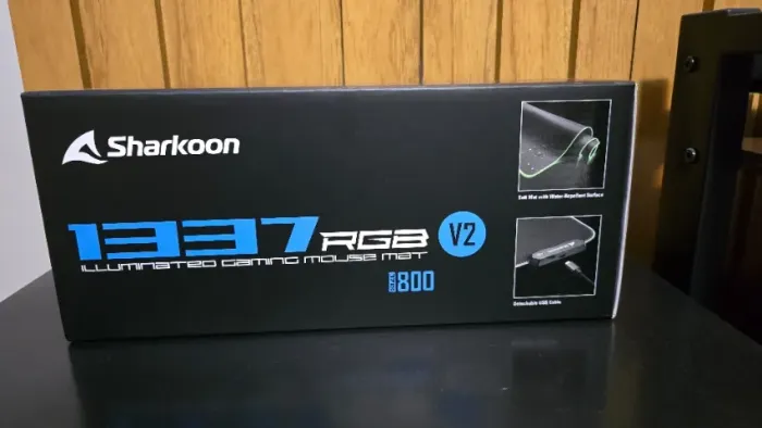 Mousepad Gamer Sharkoon 1337 Gaming Mat V2 800, RGB, Speed, Estendido (800x300mm)