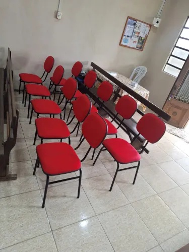 CADEIRA FIXA IGREJA , ESCRITORIO - FABRICAÇÃO PROPRIA - 95 ?