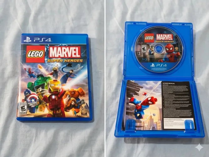 LEGO Marvel Super Heroes PS4 ? Original ? Completo e Conservado