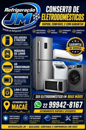 Manutenção em refrigerador