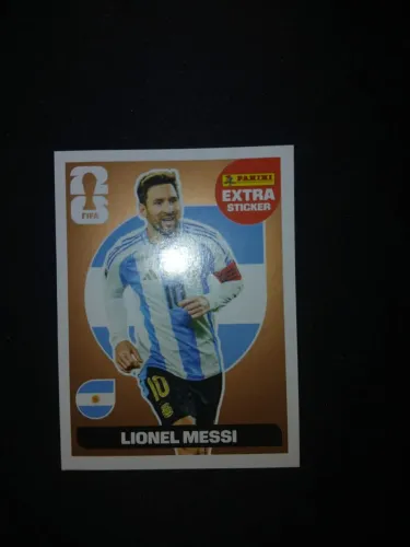 Figurinha bronze do Messi Copa 2026