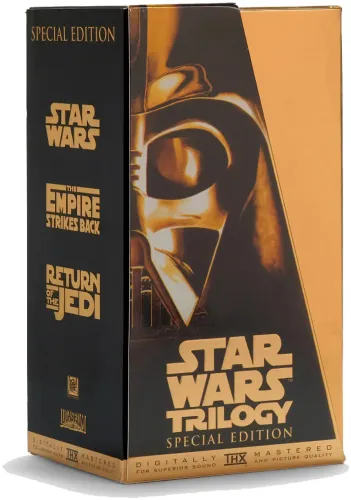 Box Colecao Trilogia Star Wars Filmes Fitas VHS Fita Cassete Filme Acao Video K7 Decoracao