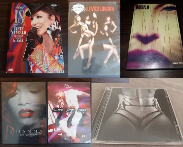 DVD Show - Beyoncé, Rihanna, Madonna, Ivete e The Pussycat Dolls