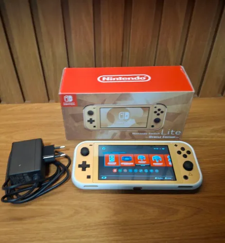 Nintendo Switch Lite Hyrule Edition original bloqueado