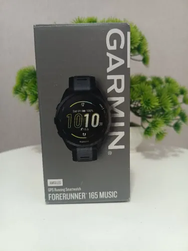 Relógio Garmin forerunner 165 music tela AMOLED