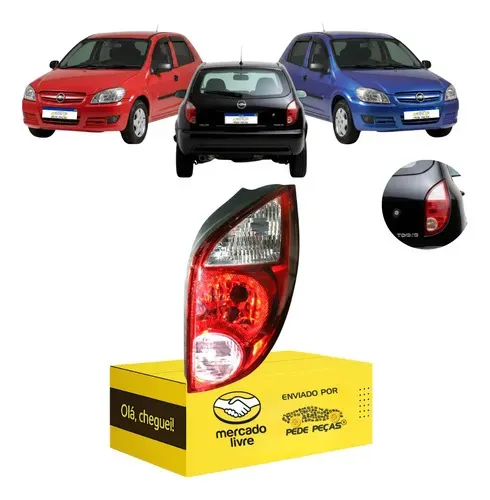 Lanterna Gm Celta 2007 08 09 10 11 12 13 14 2015 Ré Rosa Ld Direito/passageiro