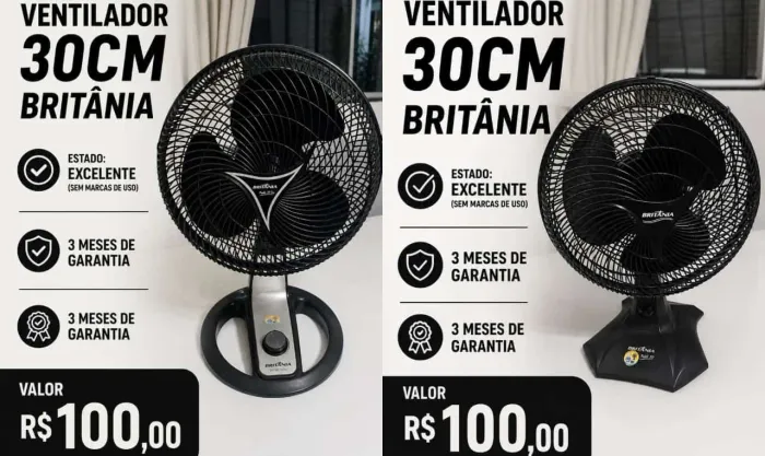 Ventilador Britânia 30 cm
