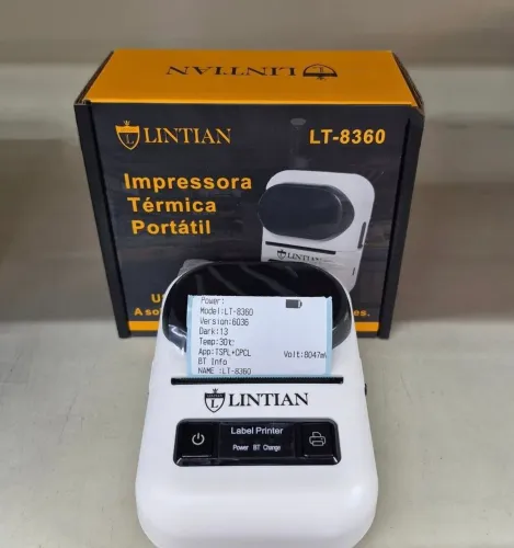 IMPRESSORA TÉRMICA DE ETIQUETAS<br>
