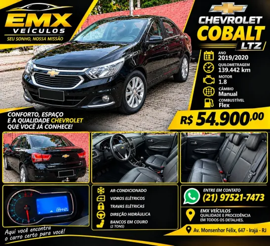 Chevrolet Cobalt LTZ 1.8 8V Econo.flex 4P Mec. 2019