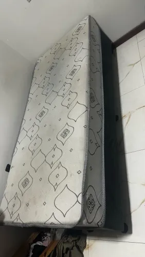 >VENDO CAMA BOX SOLTEIRO + COLCHÃO