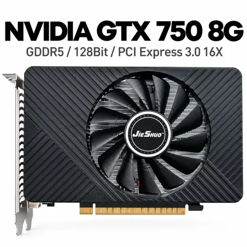 Placa de Vídeo NVIDIA GeForce GTX 750 8GB GDDR5 128 Bit Alto Desempenho