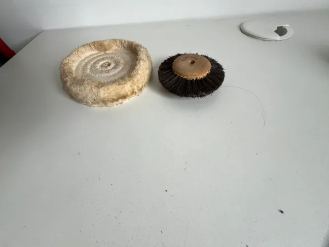Rebolo roda pano polimento e escova novos esmeril