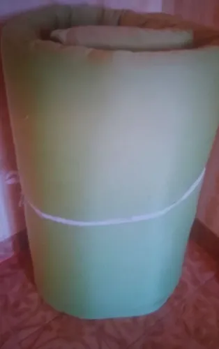 2 Colchonetes Solteiro Tradicional e Camping Cobertas Tecido extra Retirada Imediata hoje