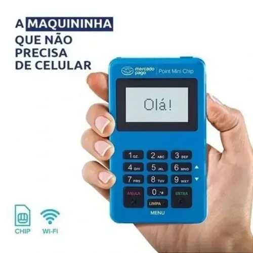 Maquina Cartao Mini Chip Lacrada Mercado Pago A Pronta Entrega