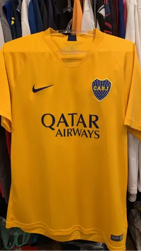 Camiseta Boca Juniors Treino versão Jogador Tamanho G justa (2019)