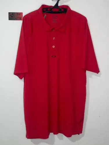 Polo Golf Oakley Vintage Vermelho Tamanho GG