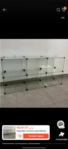Expositora de bolo