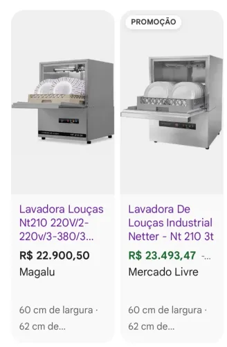 Lavadora de Louças Industrial Netter NT 210 3T - Completa | Excelente Oportunidade