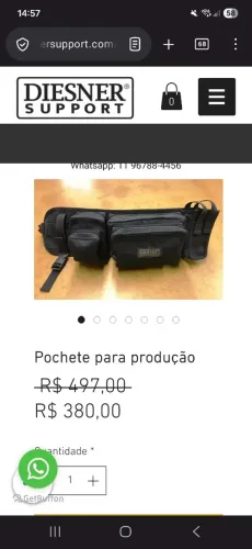 Guaiaca pochete Diesner Support
