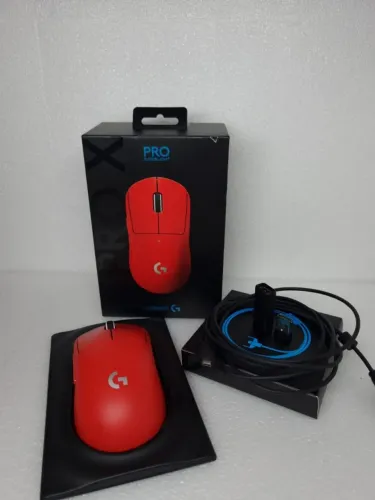 Mouse Logitech G Pro X Superlight Red Completo C/ Lacres