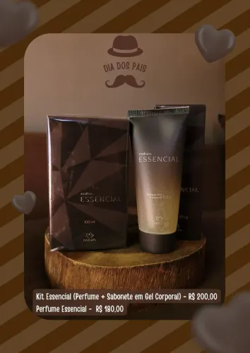 Kit Essencial ou só o Perfume? Você escolhe!