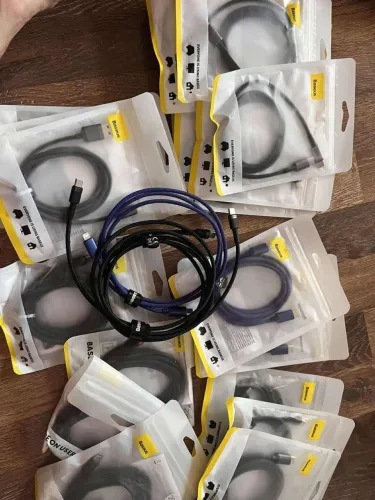 Cabo turbo baseus 100w tipo c 1 metro