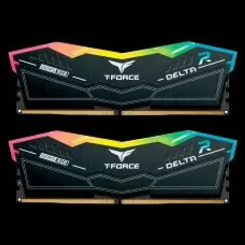 Memória DDR5 T-FORCE DELTA RGB, 32GB (2x16GB), 6400MHz, CL38, Black, FF3D532G6400HC40BDC01