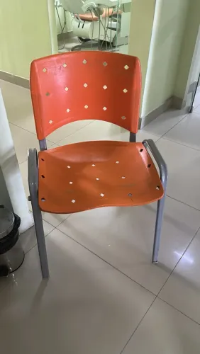 Cadeiras escritório laranja 