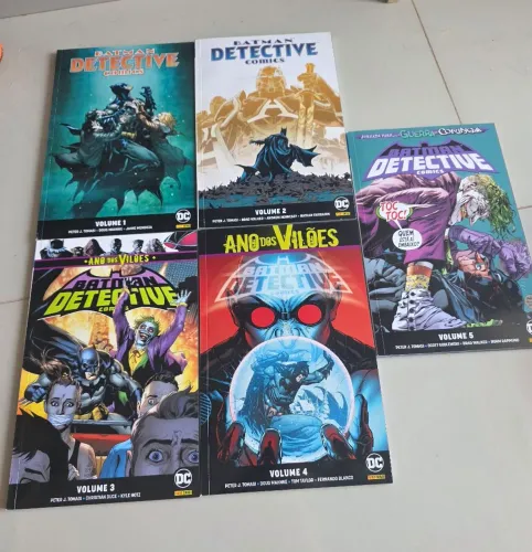 Coleção Batman detective comics Vol.1 a 5