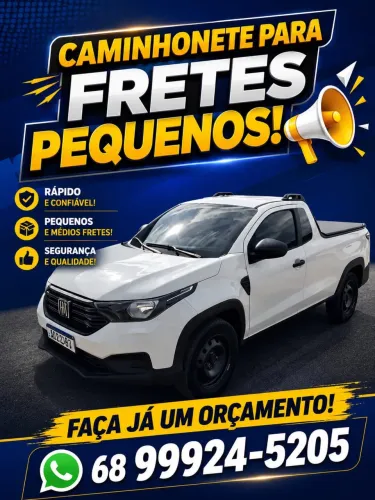 Frete em qualquer horário só ligar ou chamar no WhatsApp *