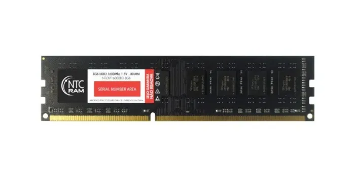 MEMORIA RAM NOTEBOOK NTC - 8GB, DDR3, 1600MHZ FRETE GRÁTIS EM MACEIÓ