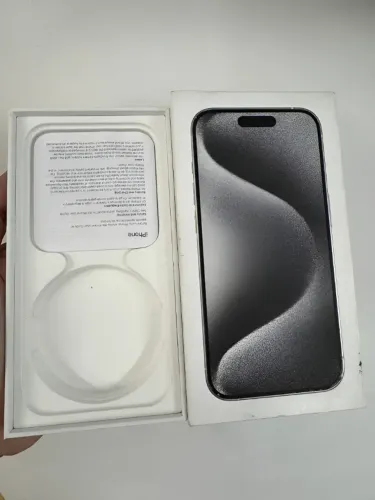 CAIXA DE IPHONE 15 PRO 128GB BRANCO