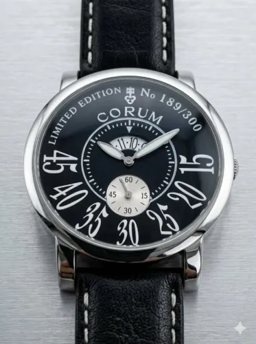 Corum Classical Grande Jump Hour - Edição Limitada 189/300 quartz mecanismo CHINES