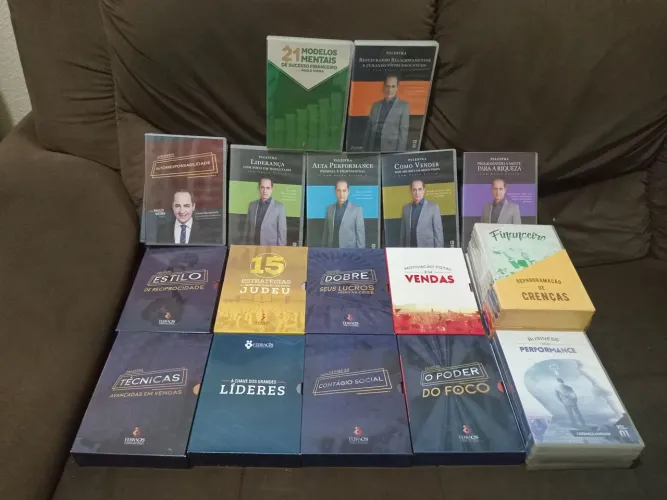 DVDS E LIVROS PARA COACH - DO AUTOR PAULO VIEIRA - NOVO